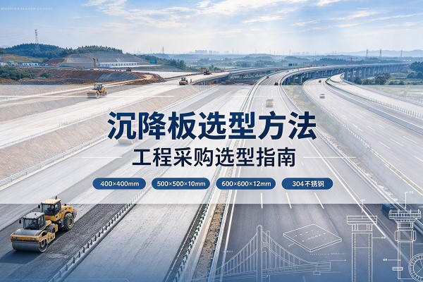永顺沉降板选择方法