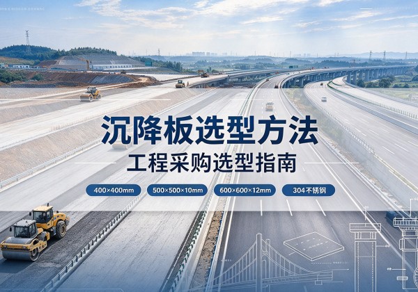 永顺沉降板选择方法